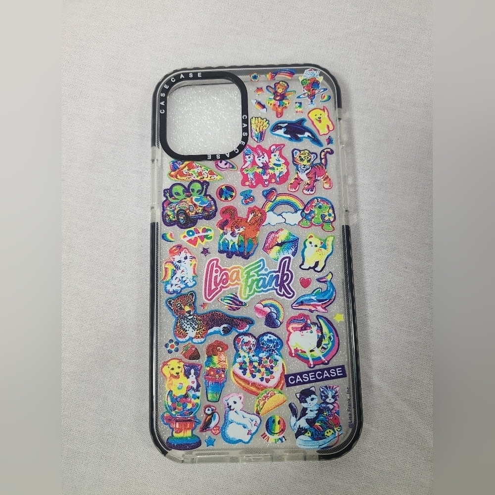 Lisa frank Y2K shockproof phone case - Fits IPhone 12- Sticker frenzy